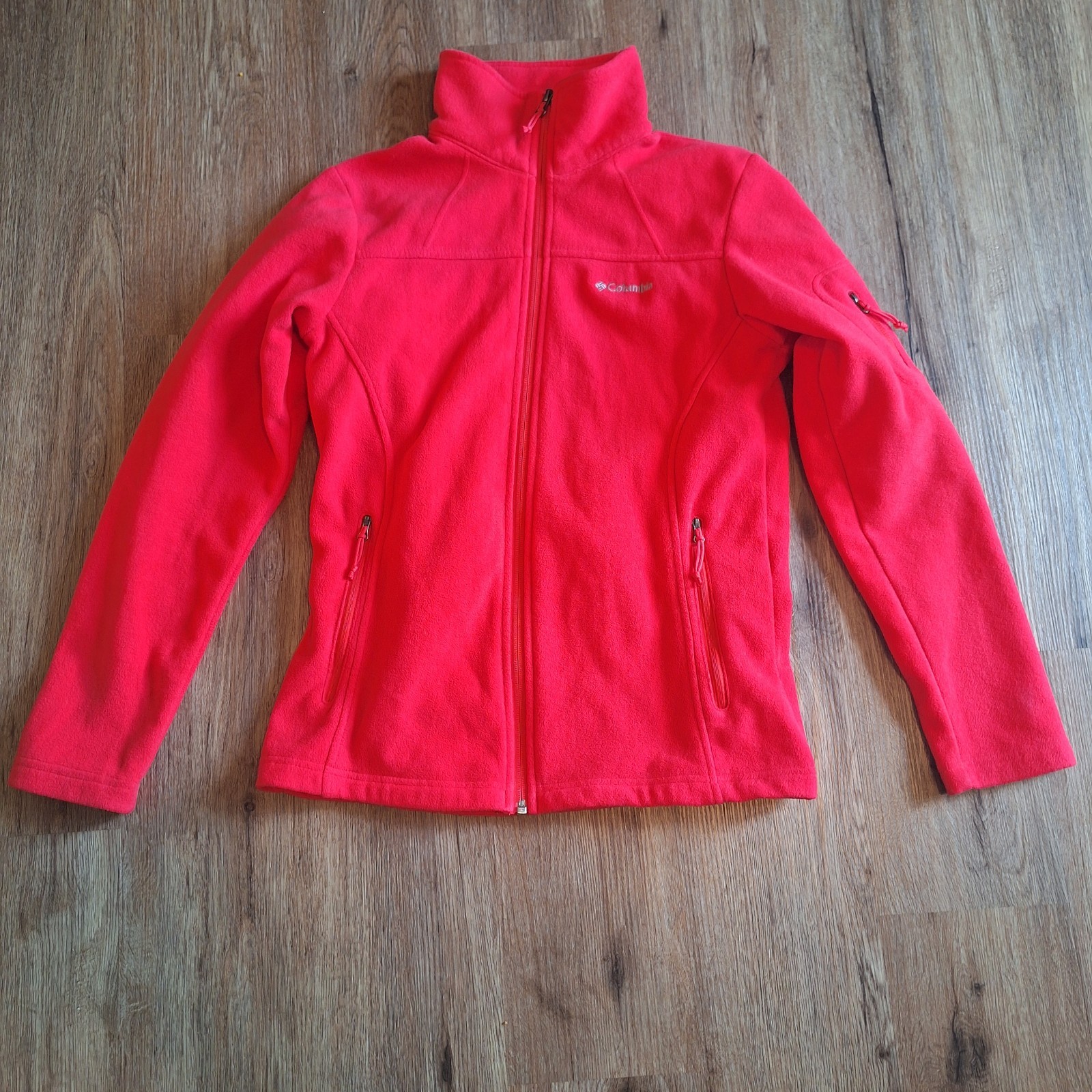 Columbia Womens Fast Trek II Full Zip Fleece S Jacket Reddish Layers Outdoors
