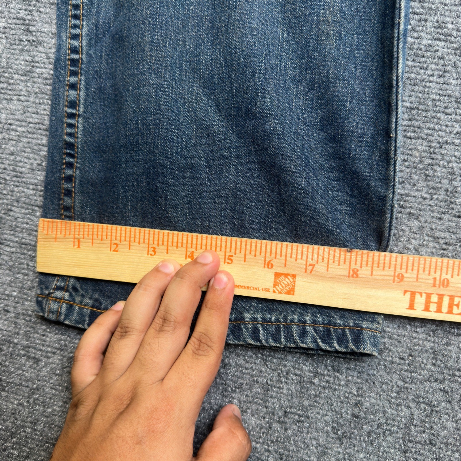 Vintage Levi’s 565 Loose Fit Straight Leg Mens 31×34 Blue Jeans 90s Baggy Denim