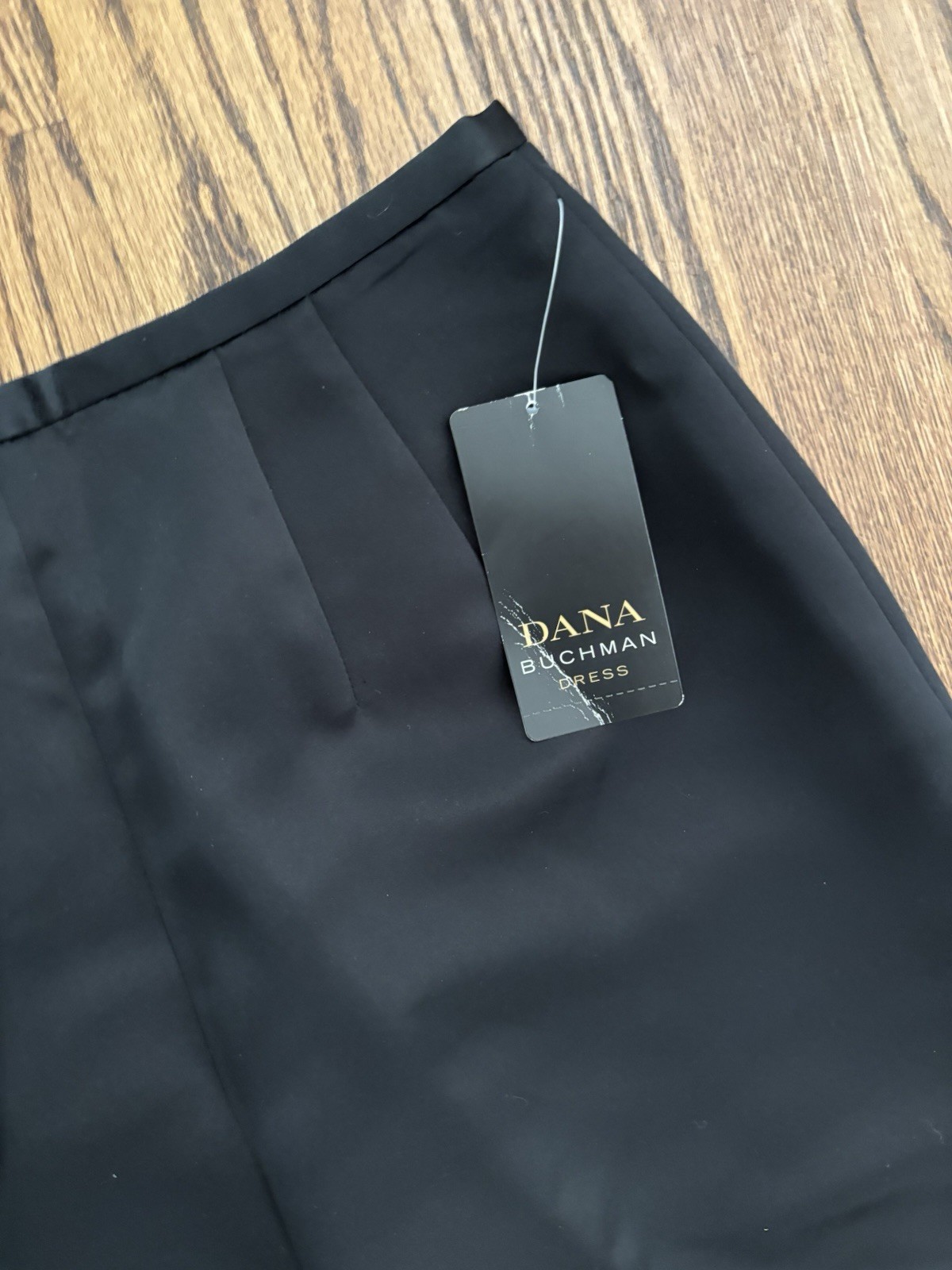 1990’s Dana Bachman Faux Silk Flat Front High Waist Skinny Side Zip Pants Classi