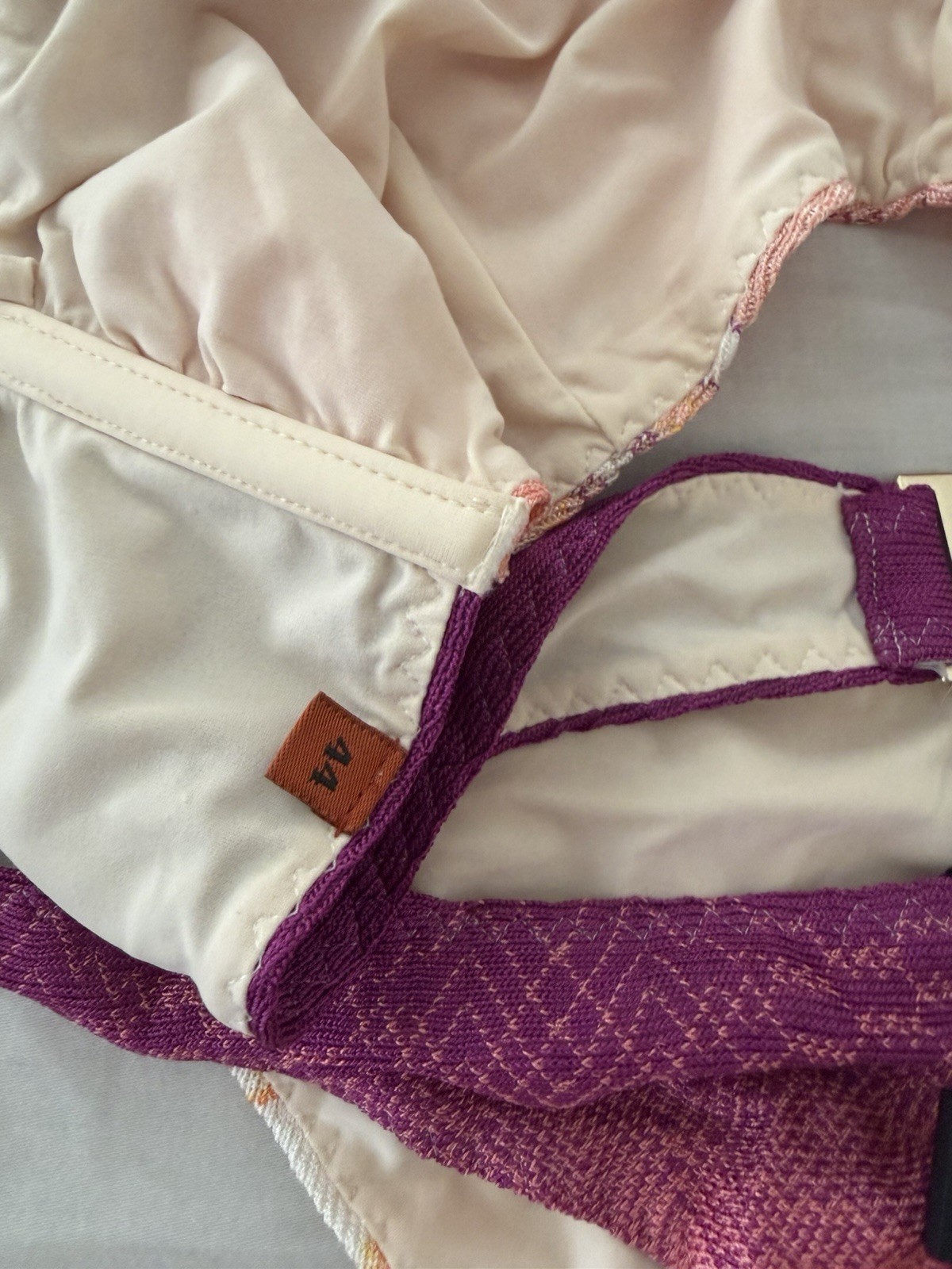 Missoni Bikini Top And Bottoms Sz It 44/M