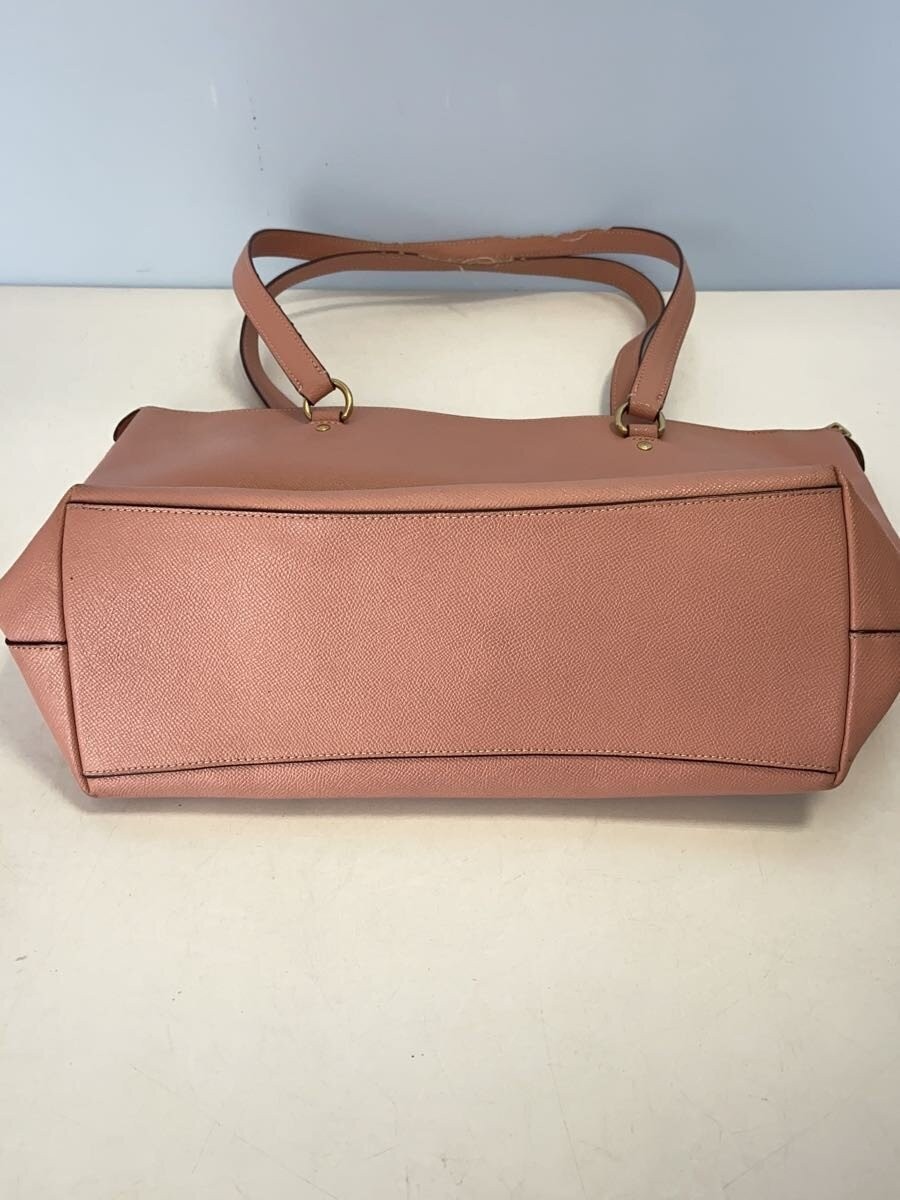 COACH Leather Tote Bag, Pink, F79608