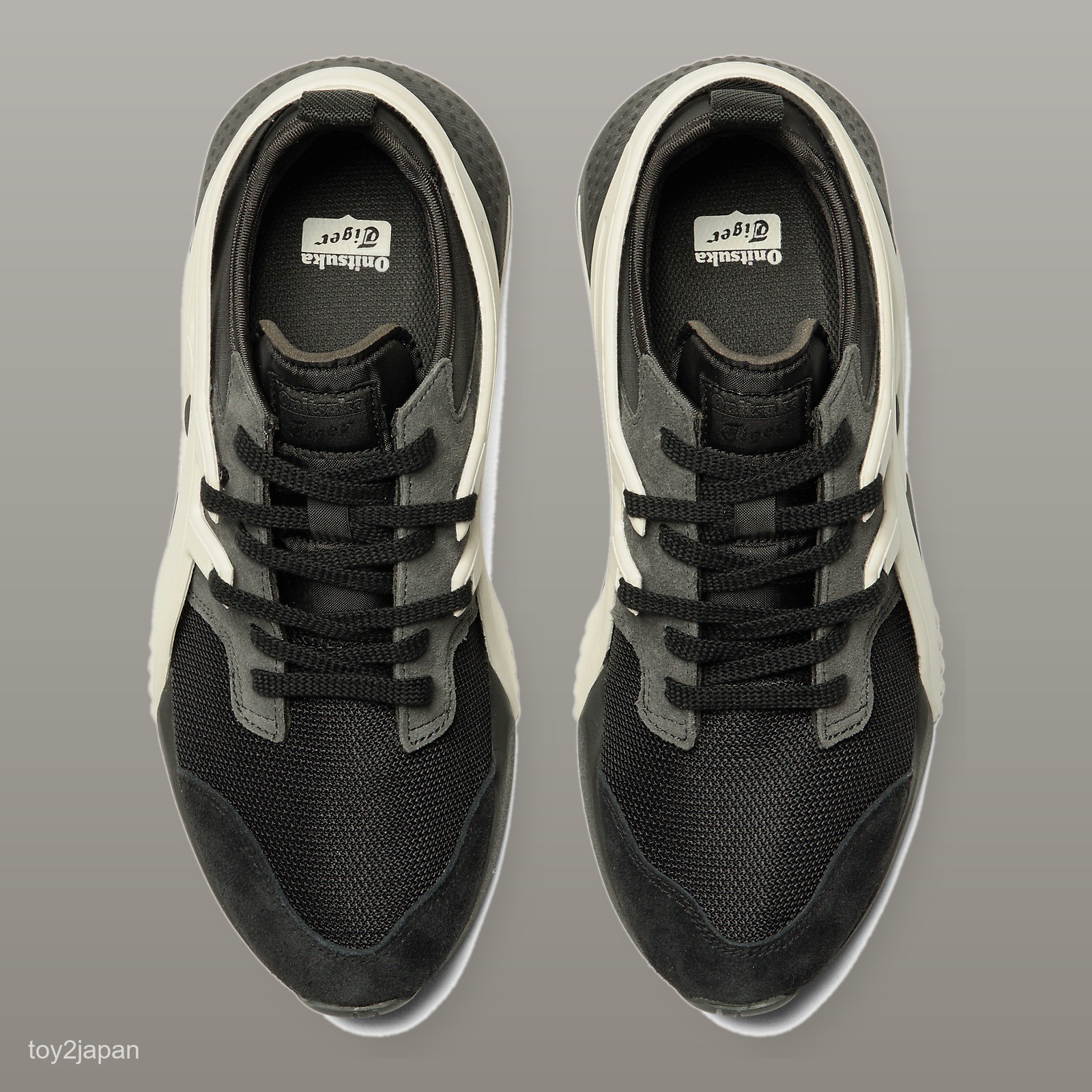 Onitsuka Tiger BIG LOGO TRAINER 2.0 1183C638-002 Black Cream Men’s Size New
