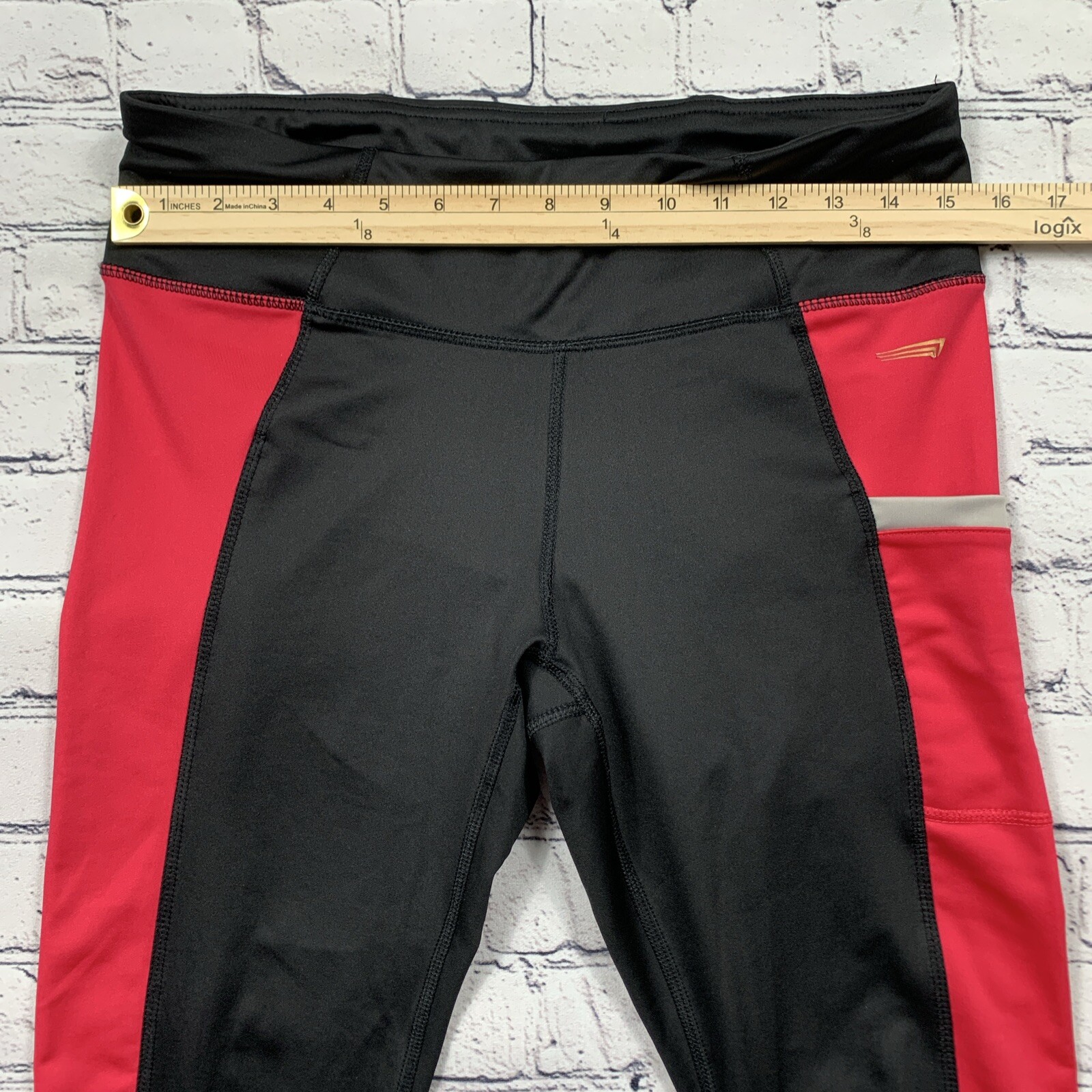 Copper Fit Pro Women’s L Compression Legging Pomegranate/Black Athleisure