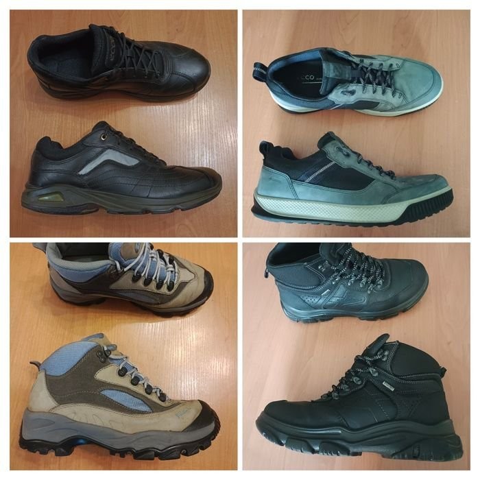 Men ECCO boots black leather 41