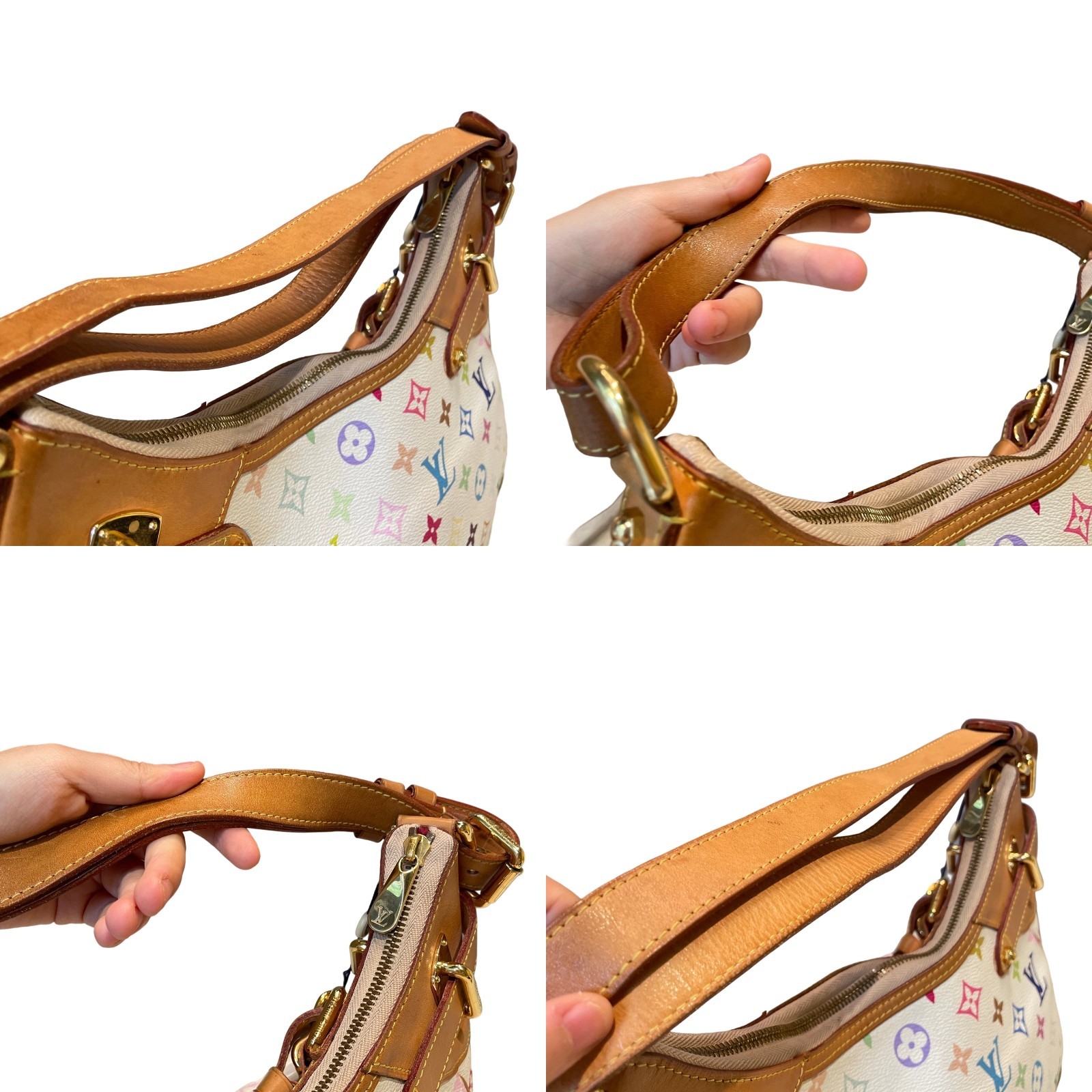 Louis Vuitton Greta Satchel Multicolor Monogram Canvas