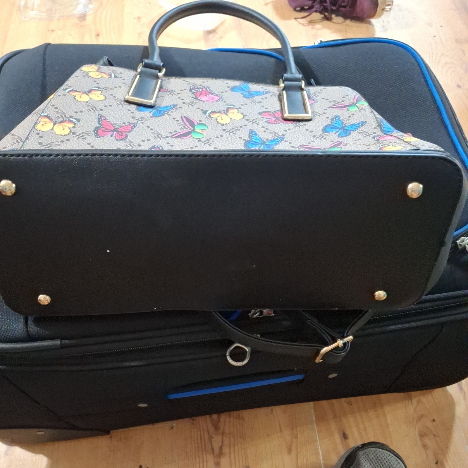 American Bee Butterfly Purse Handbag