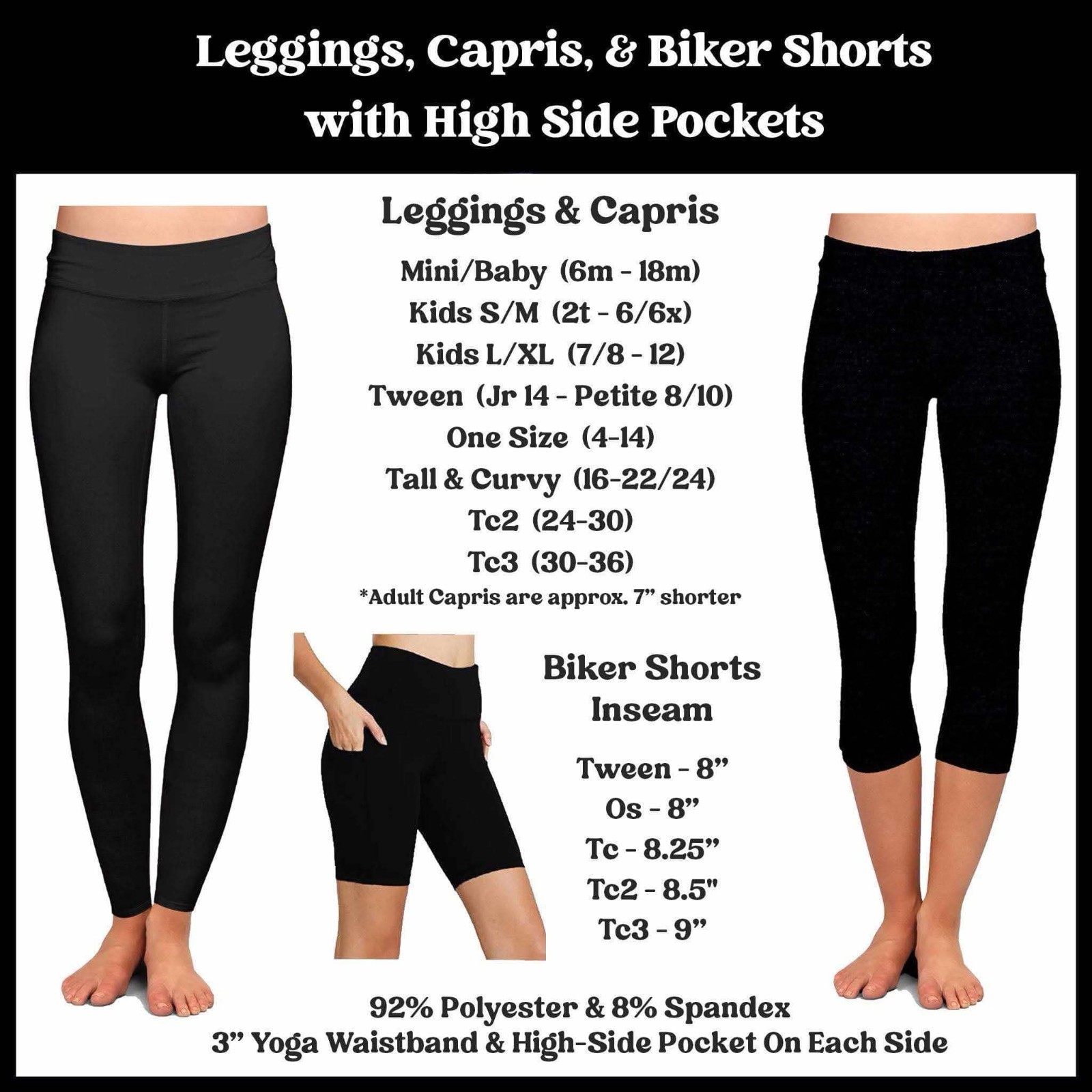 Walking Dead Chibi Dead Serious Capris ||TWD|| Horror || Buttery Soft || OS
