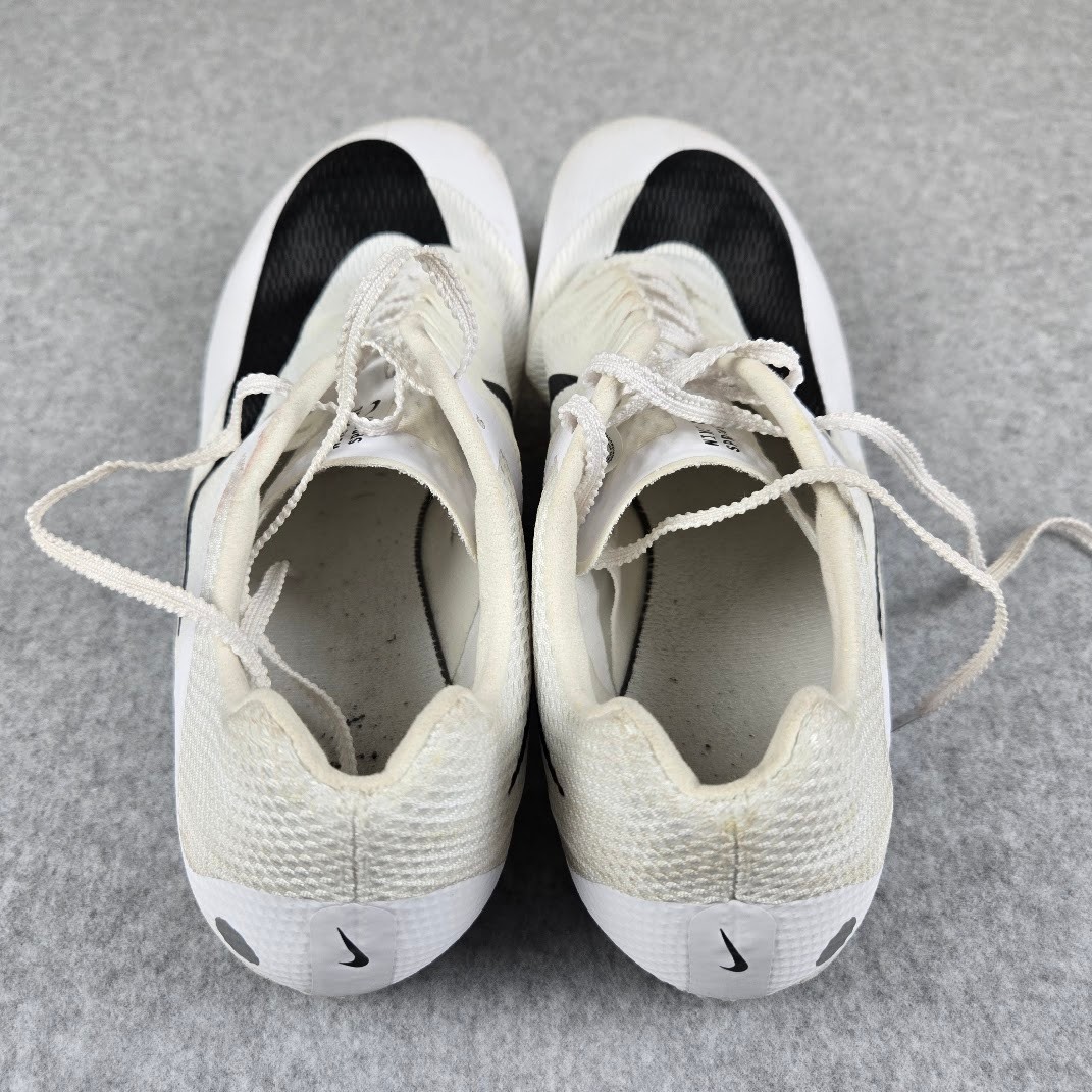 Nike Rival Sprint Track Spikes Shoes Mens 9 White Black FZ9663-100 Racing Cleats