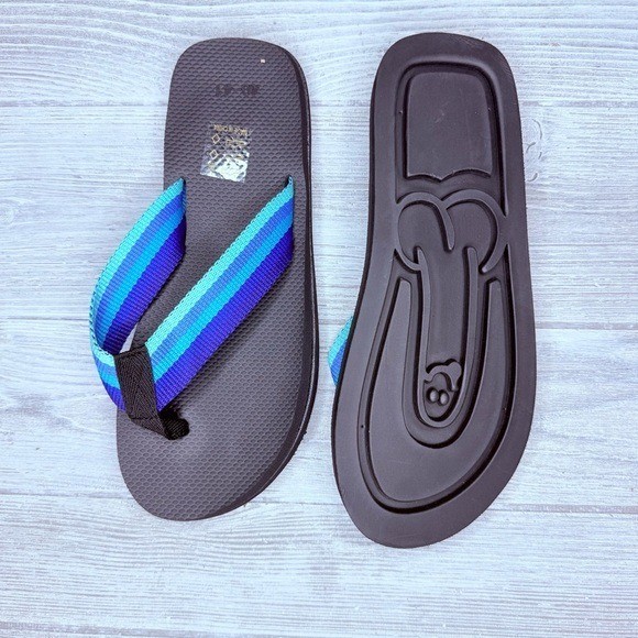 Funny flip flops that make marks in the sand men’s sizing see chart shoes nwot