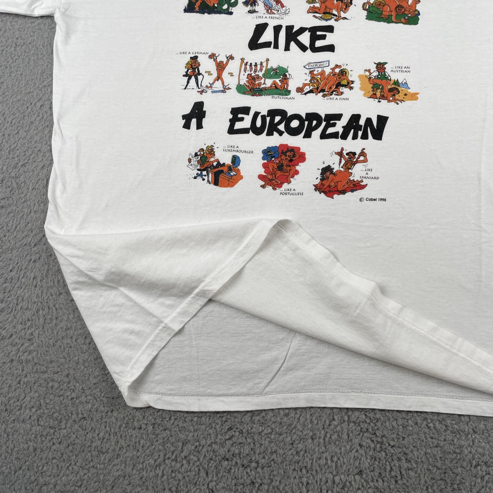 Vintage B&C 150 2XL Do It Like A European Shirt Euro Style Pure Cotton Xtra Soft