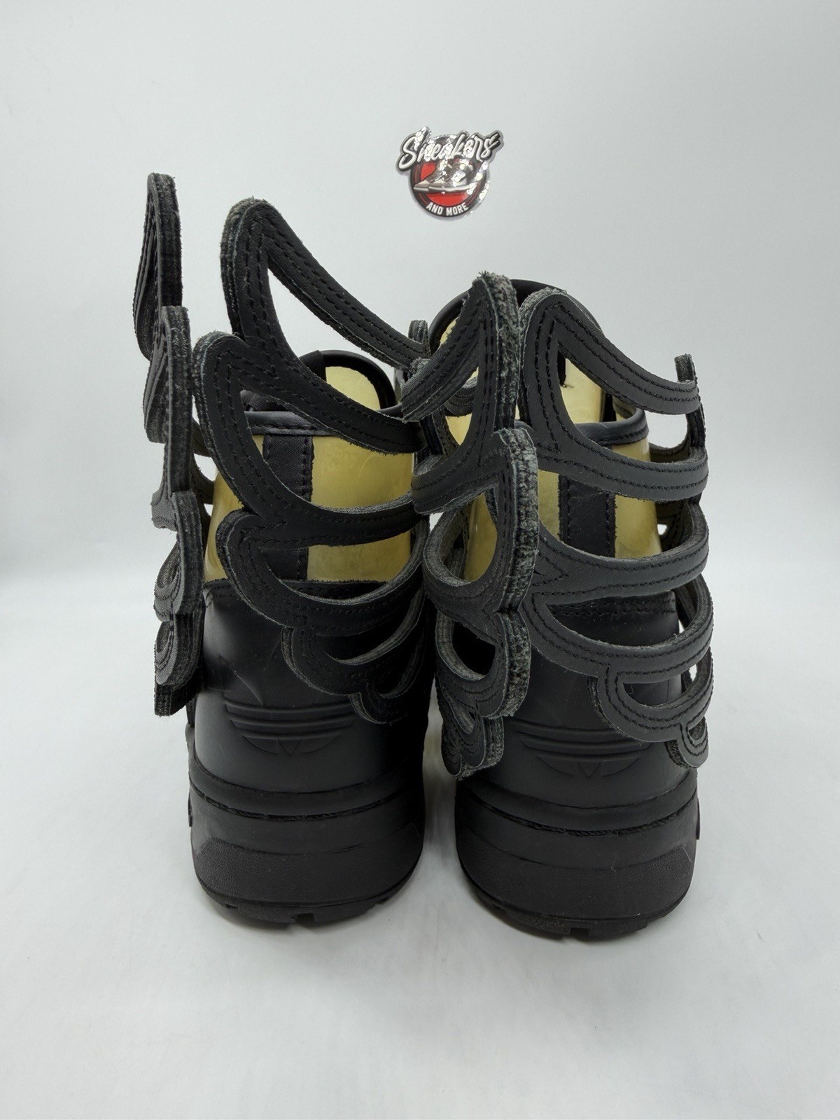 Adidas Jeremy Scott JS Wings Cutout 1.0 2.0 Black Clear B26273 Bear Size 11