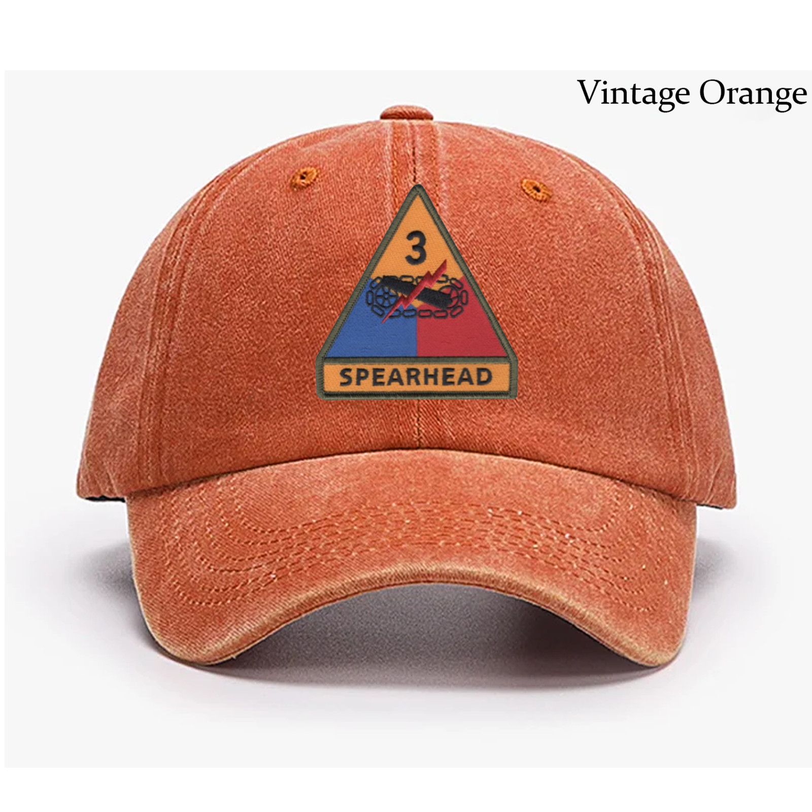 Embroidered Hat U.S Army 3rd Armored Division, Veteran Cap, Trucker Hat, Gift