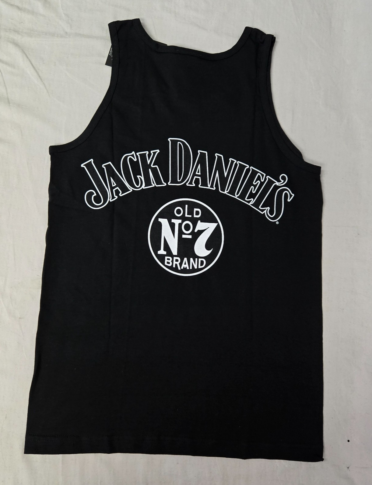 Jack Daniel’s Adults Old No.7 Tank Top Sleeveless Tee Black XLarge New DISPLAY