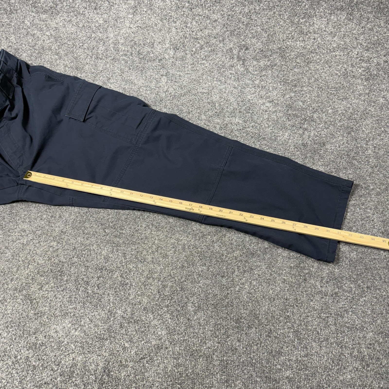5.11 Tactical Cargo Pants Mens 40×32 Blue Canvas Ripstop Workwear Outdoor