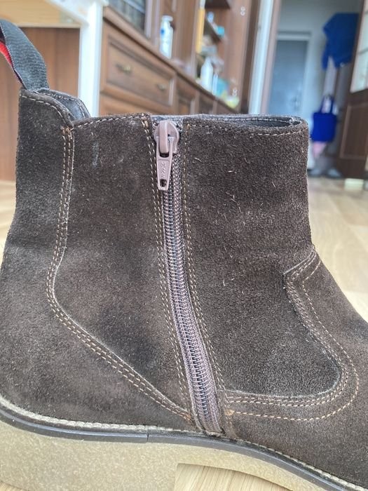 men strellson boots brown suede 42