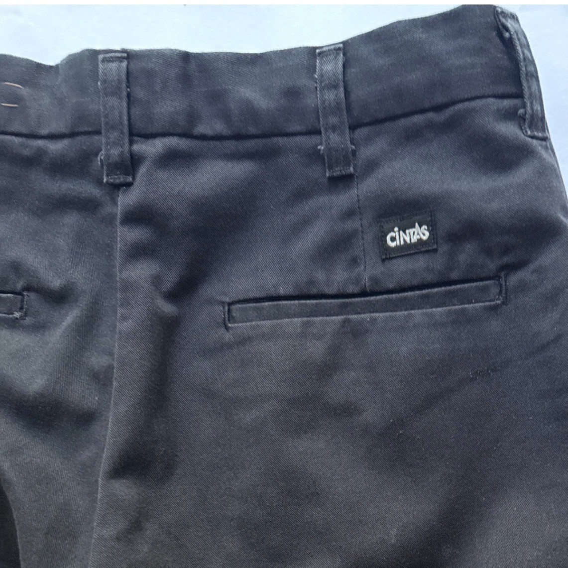 Cintas ComfortFLEX Mens 30×33 Black Work Pants Uniform Trousers 945-35