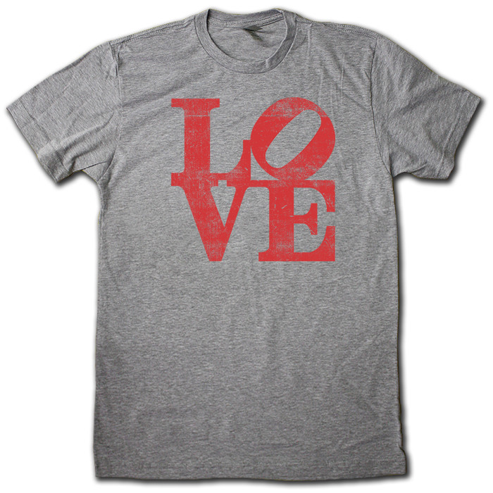 LOVE Park Urban PHILLY Skater T-Shirt • City of Brotherly Love Skateboarder TEE