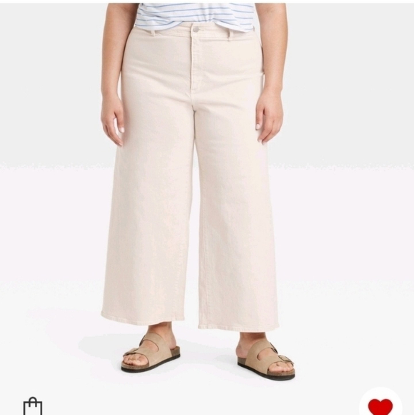 Universal Thread Jeans High-Rise Sailor Wide Leg Ankle Jeans Size 17