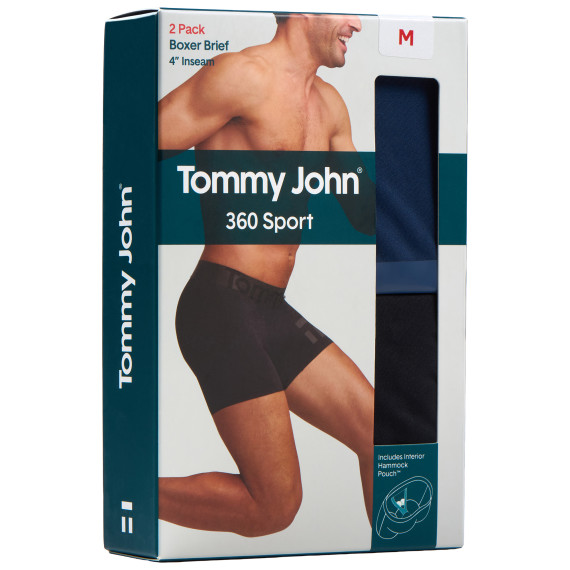 Tommy John 360 Sport Trunks with 4″ Inseam (2-Pack)