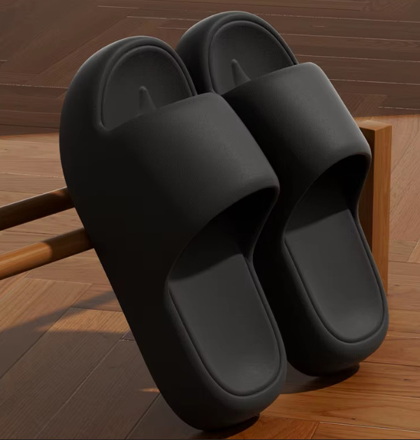 Cloud Slides Unisex Bathroom Slippers Non-Slip Cushion Sandals Thick Platform