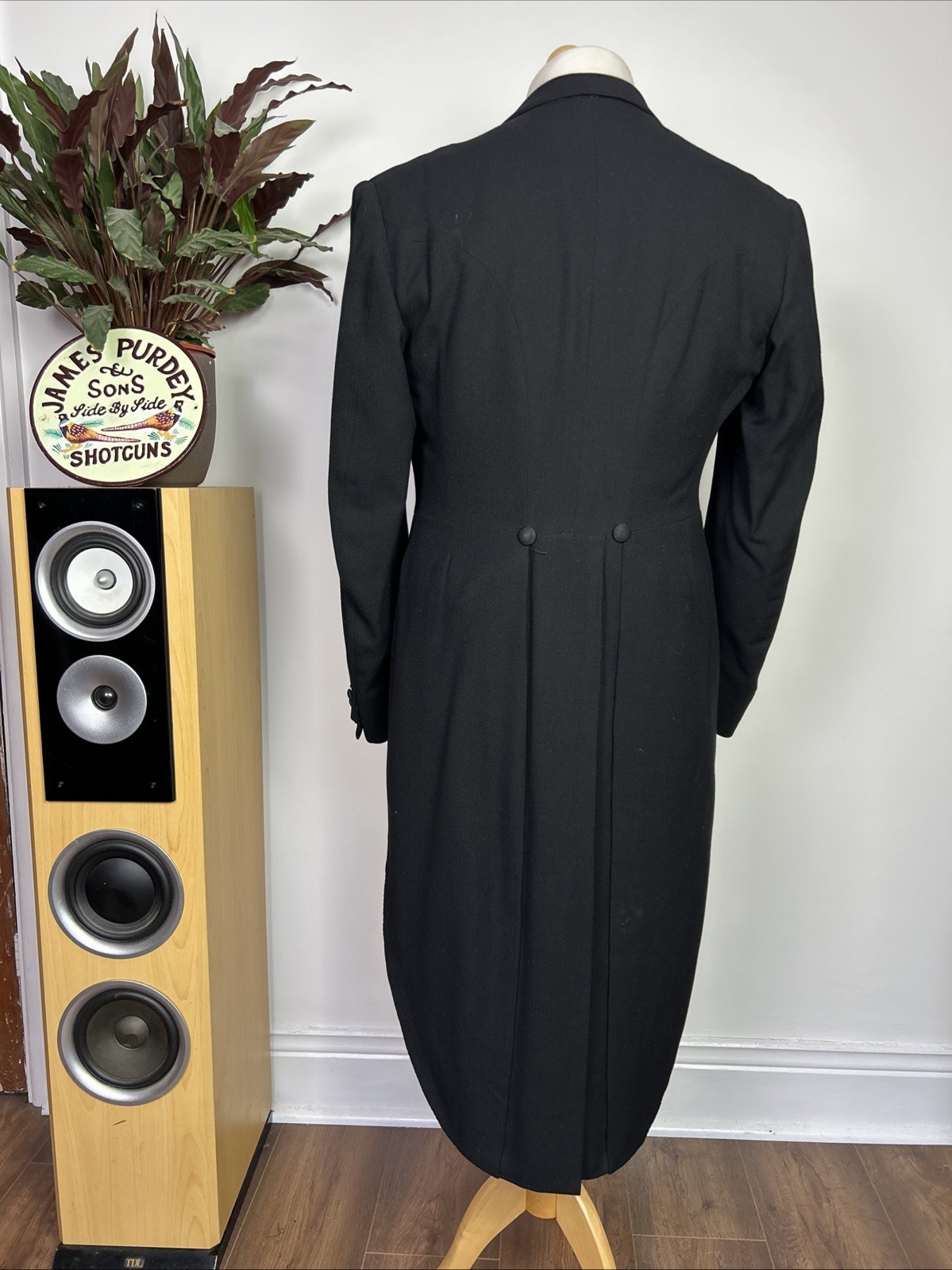 Bespoke 1950s White Tie Tailcoat (40R) Handmade Dinner Savile Row Vintage