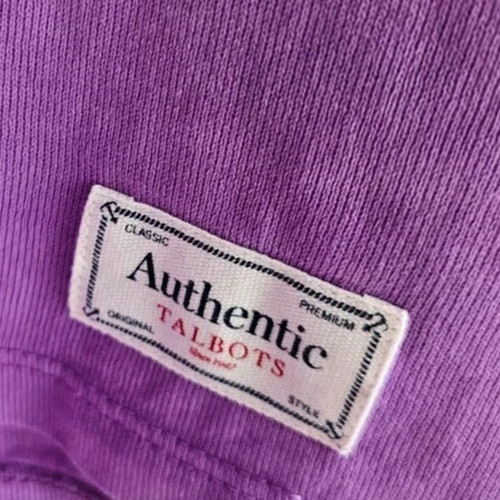 NWT TALBOTS AUTHENTIC JERSEY TEE – DIP-DYE OMBRE PINK TO PURPLE TOP SIZE 1X