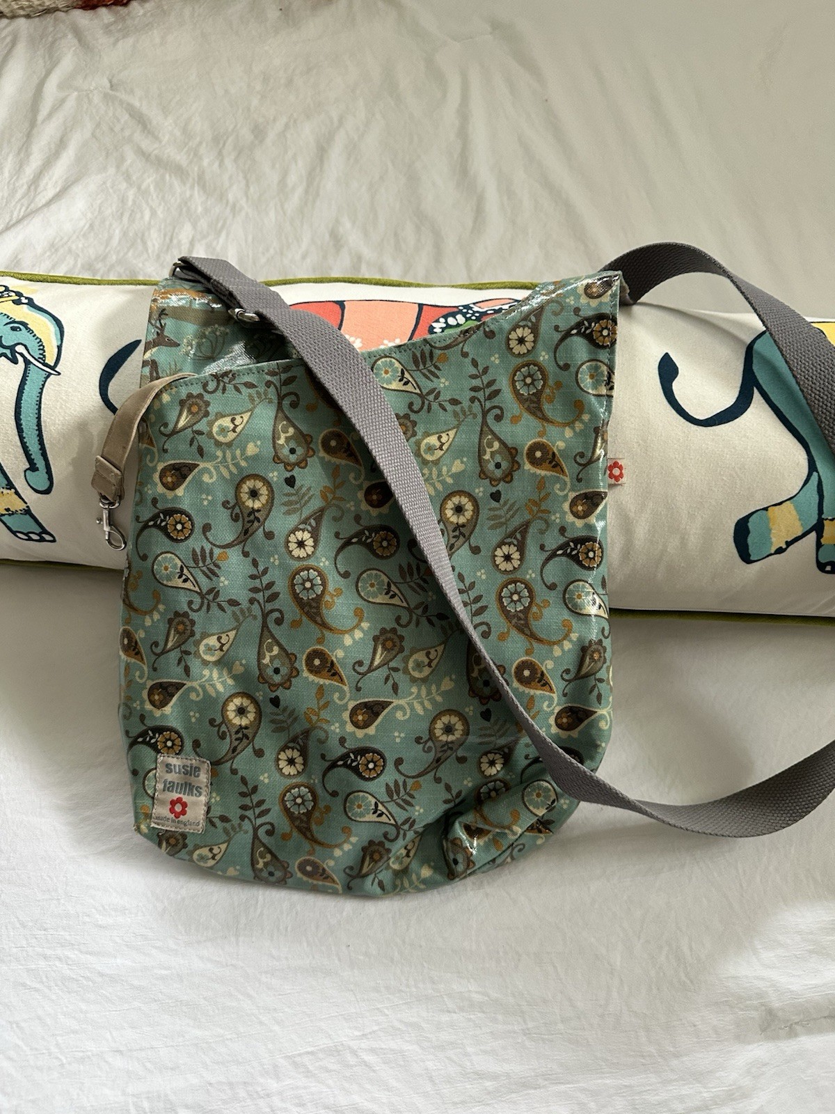 Coated Canvas Crossbody Bag By Susie Faulk