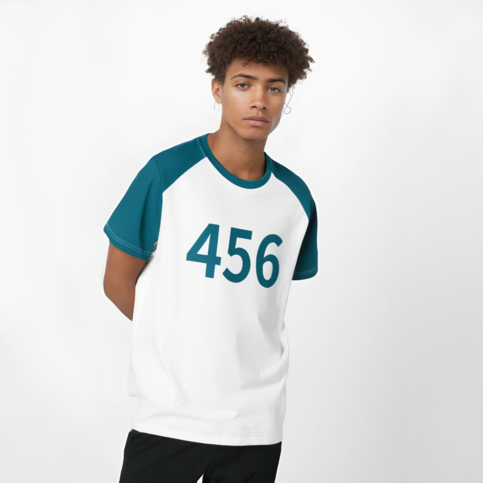 Player Numbered T-shirt Unisex Cosplay Outfit Halloween Costume