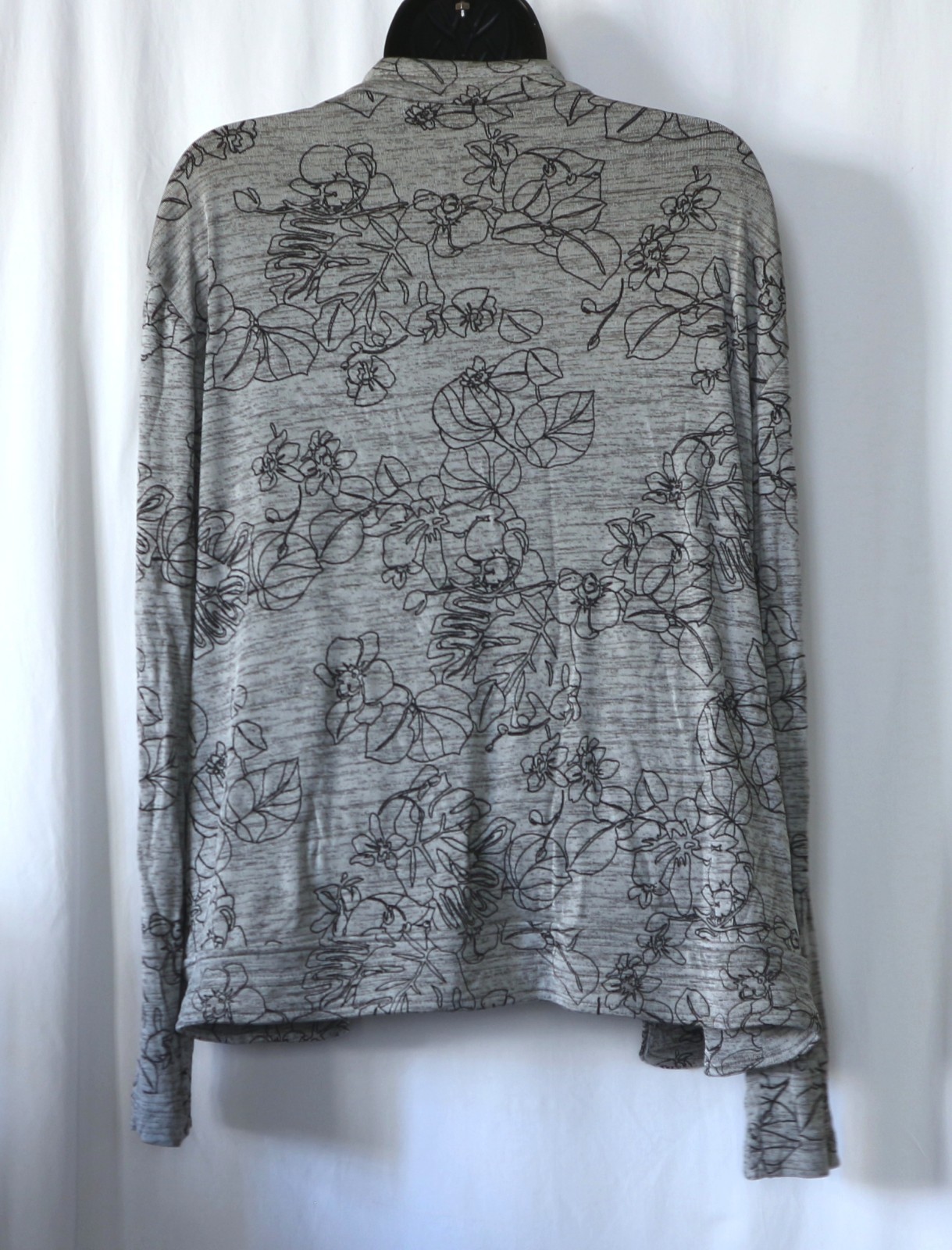 CHICO’S TRAVELERS Silver Clsrlss Jckt 46 In Chst 24 In Lng Sz 3 (XL) EXC