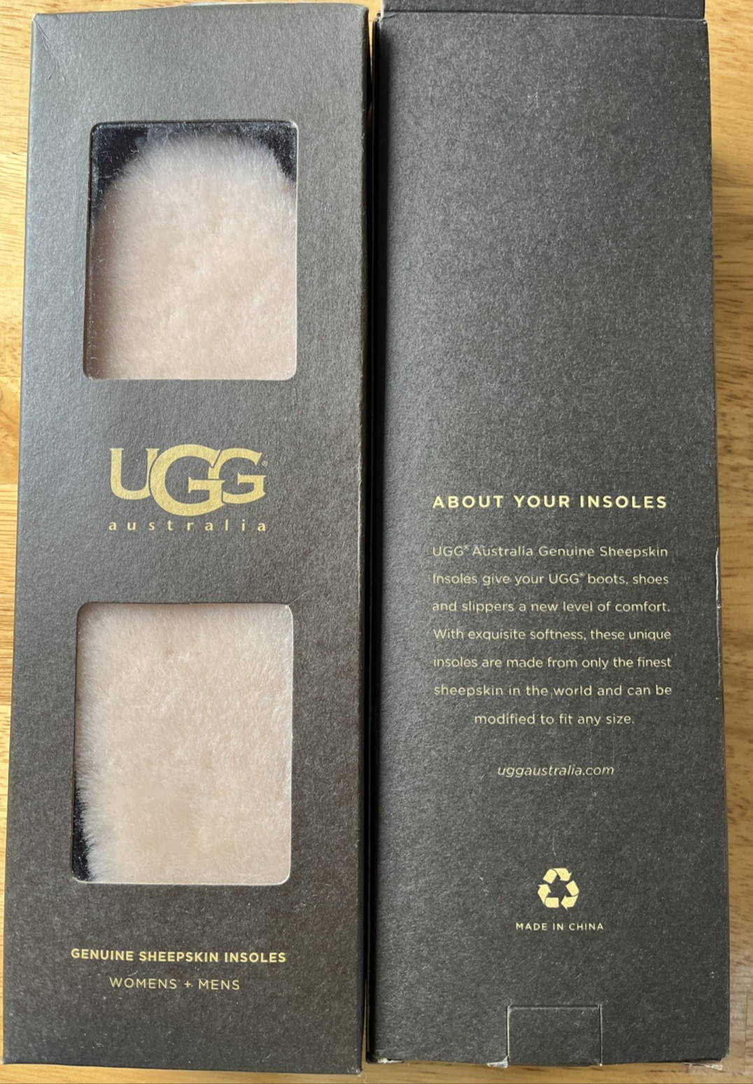 UGG Australia Women’s Genuine Sheepskin Insole Replacements Size 9 B New in Box