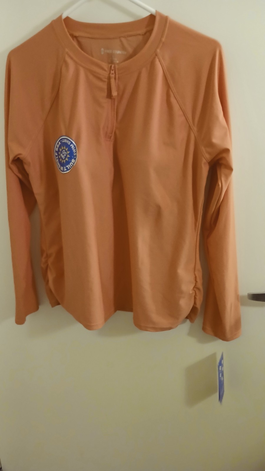 Brand New Woman Size L Swim Shirt With Built-In Bra $30