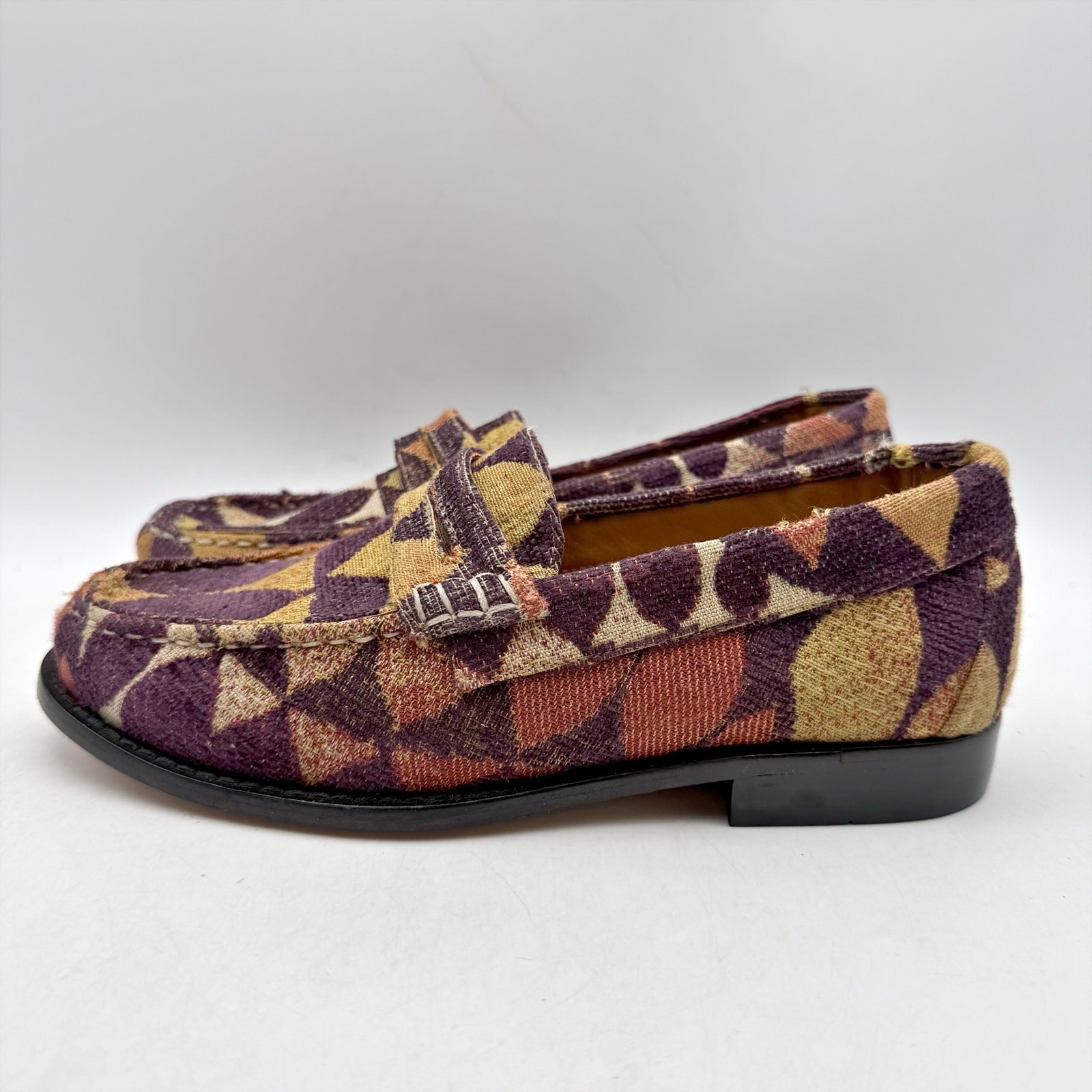 RE/DONE Womens 90s Pop-Print Loafers EU 35 US 5 Multi-color EUC