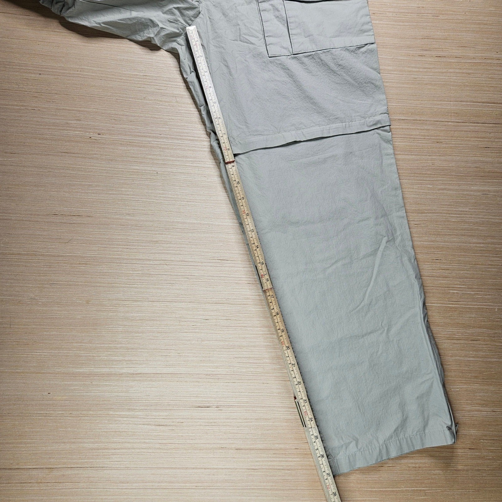 Orvis Convertible Cargo Pants Mens 34×27.5 Gray Zip Off Hiking Outdoor Fishing
