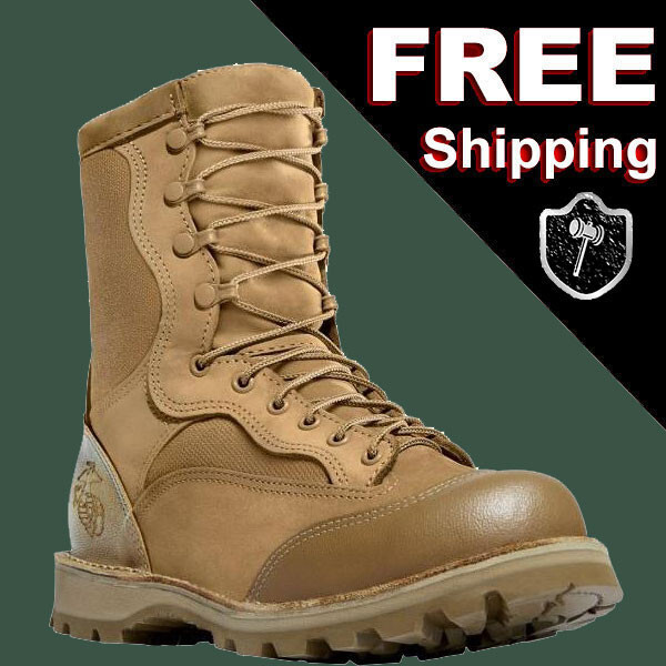 Danner Boots USMC Rat Steel Toe 15610X Tan Leather Mojave Combat