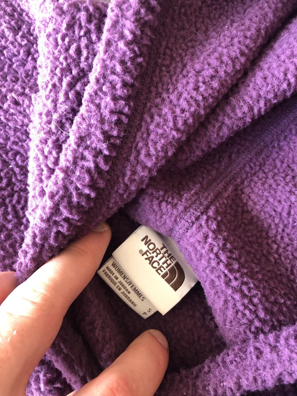 The North Face Purple Sherpa Fleece Women’s Small Great Condition