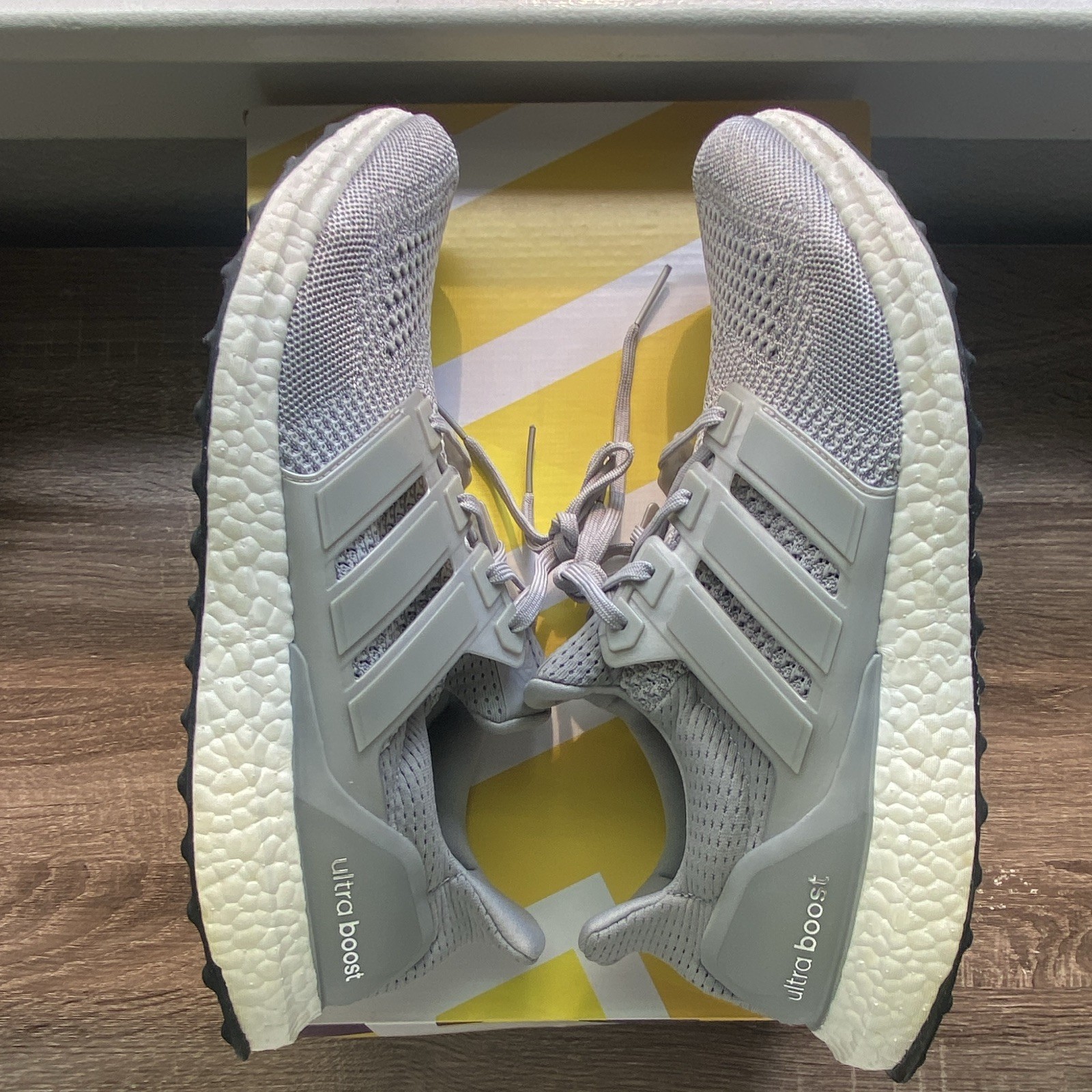 adidas UltraBoost 1.0 Triple White Primeknit Low Top Running Shoes S77416