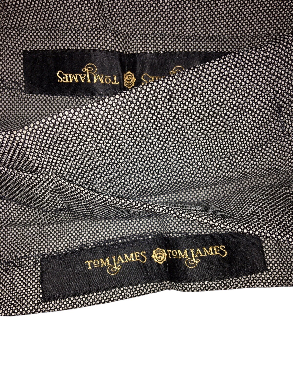 Corporate Image Tom James Mens 42R Wool Birdseye Suit Pleat Pant 34×28.5