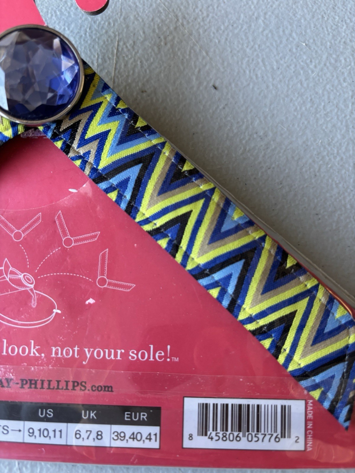 Lindsay Phillips SwitchFlops Interchangeable Straps Size Large Kirstin