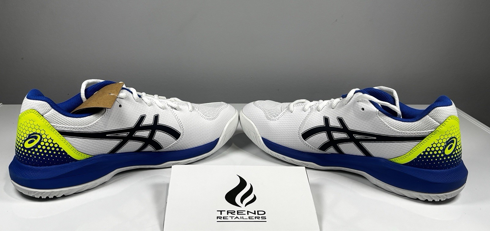 Asics Gel Dedicate 8 Pickleball Tennis Shoes White Black Mens Sz 10 1041A409-103