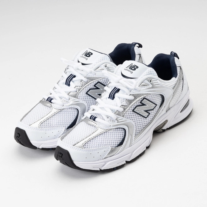 New Balance 530 White Silver Navy Men’s White Sports Sneaker MR530SG