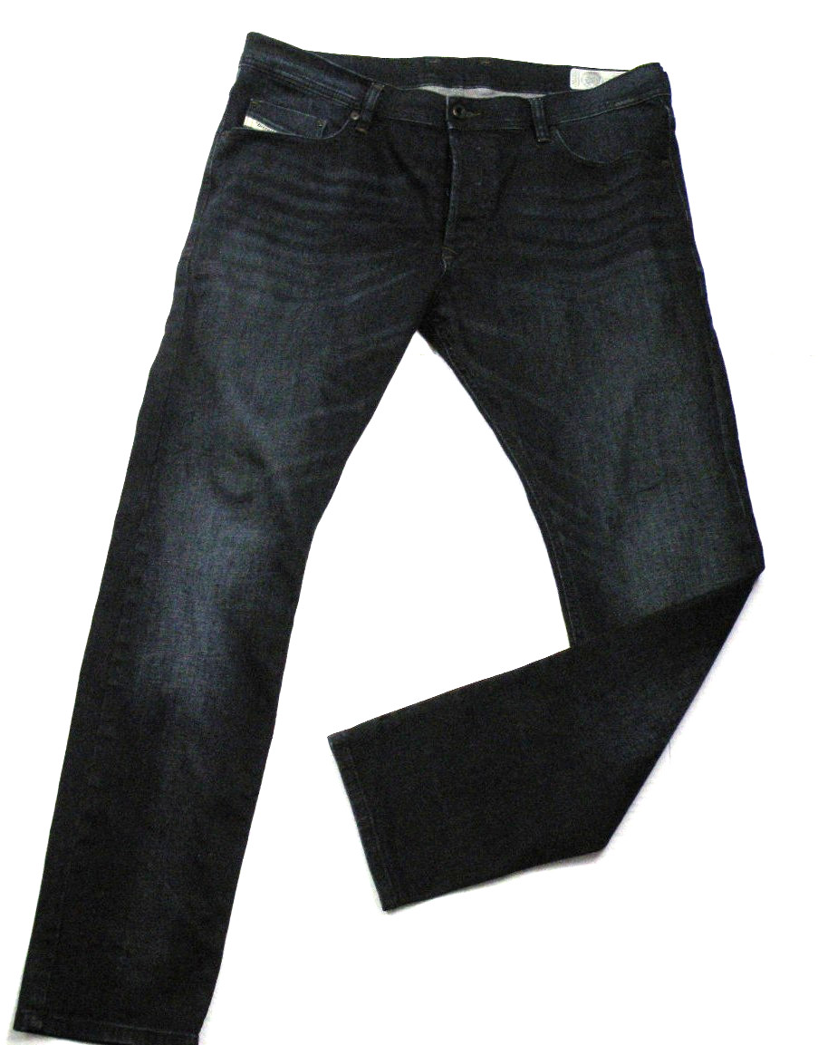 Diesel Tepphar Jeans Mens W3600 L31.5 Denim Slim Carrot Fit Wash Dark Blue