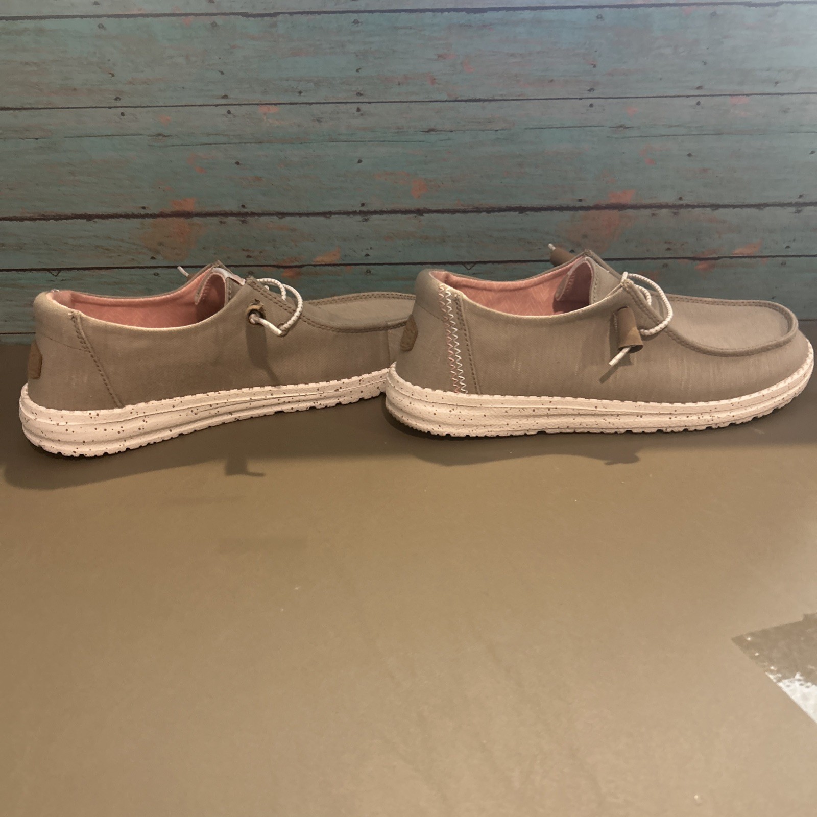 Hey Dude Wendy Heathered Stretch Quarry slip-on shoes