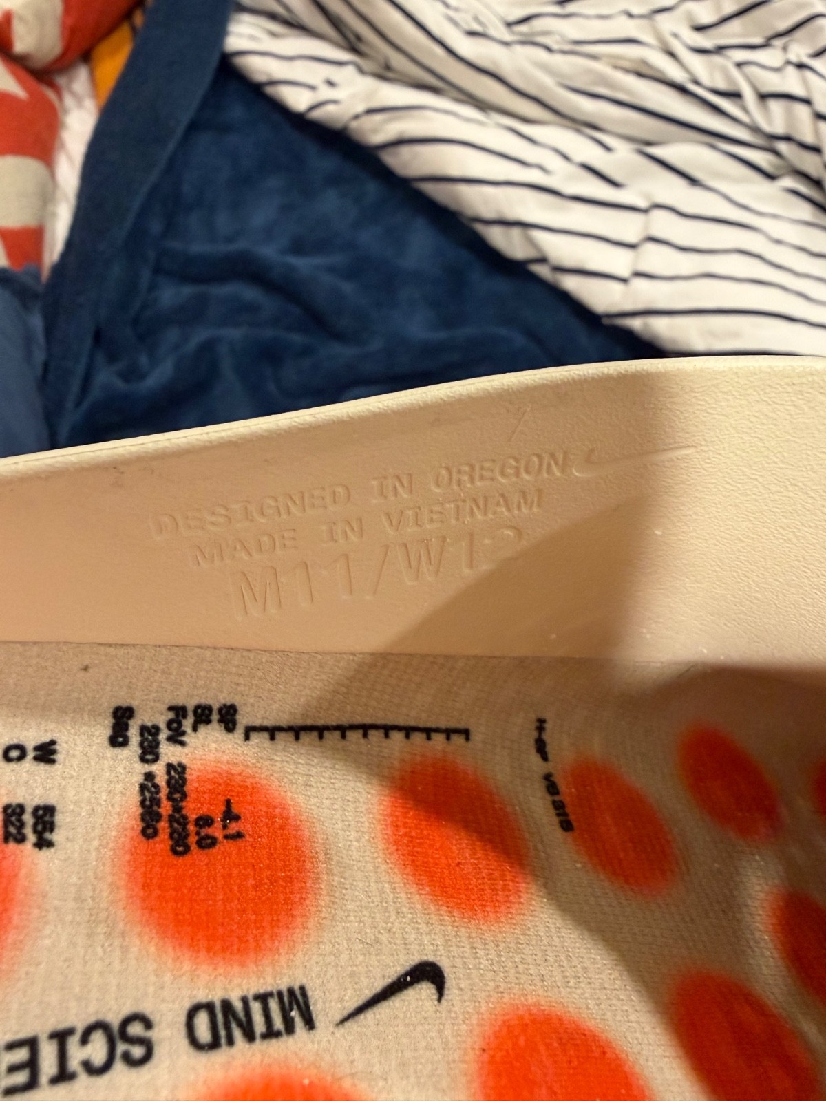 Nike Mind Slides – White – Size 11