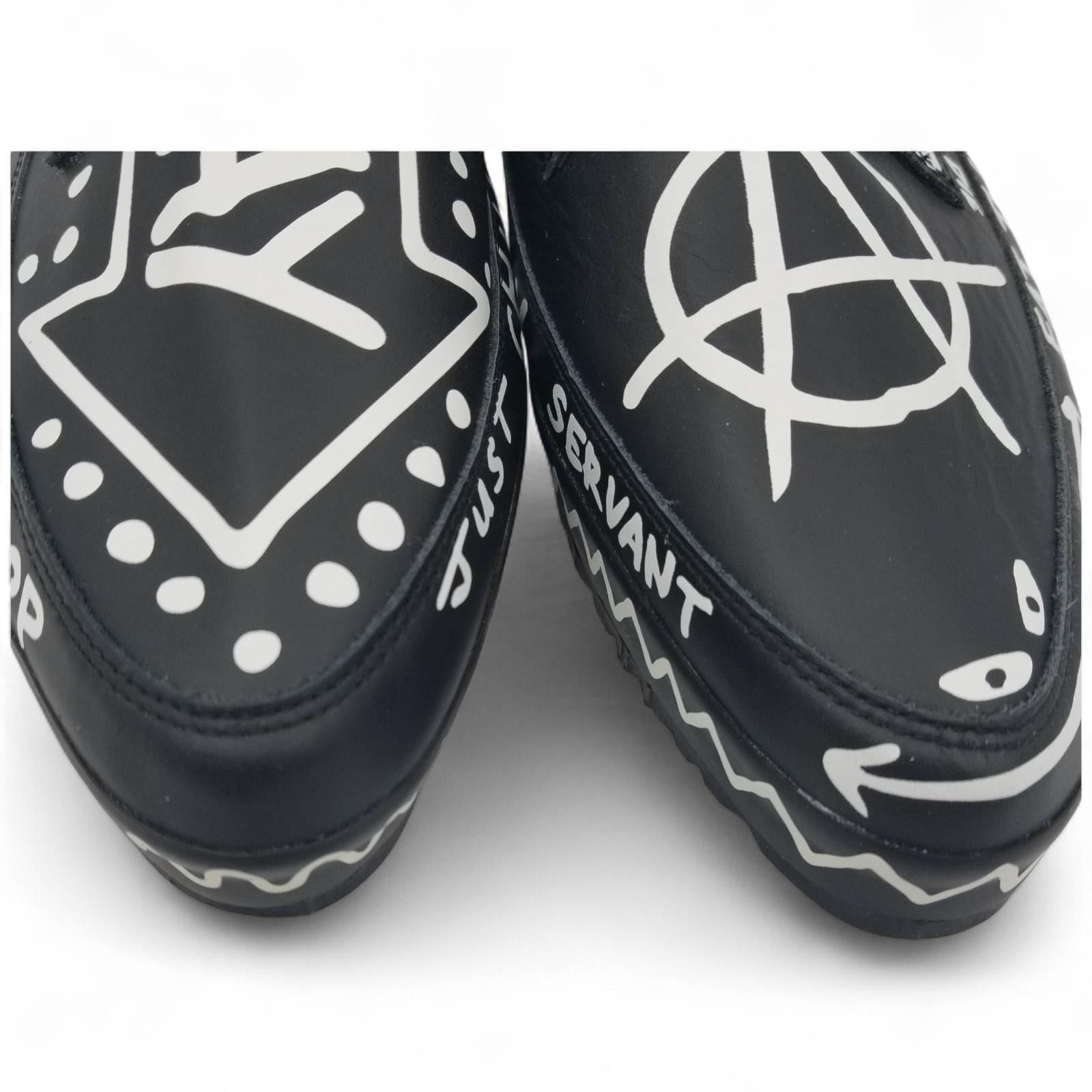 Adidas Jeremy Scott JS Graffiti SLM Shoes Mens Size 12.5 Punk Sneakers w/ Tags