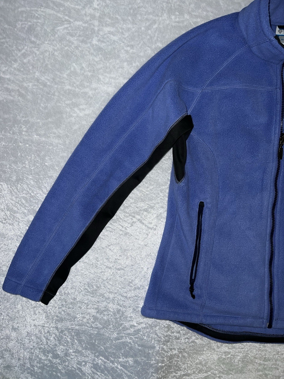 Columbia Interchange Women’s Size Medium Jacket Blue With Zip Pockets