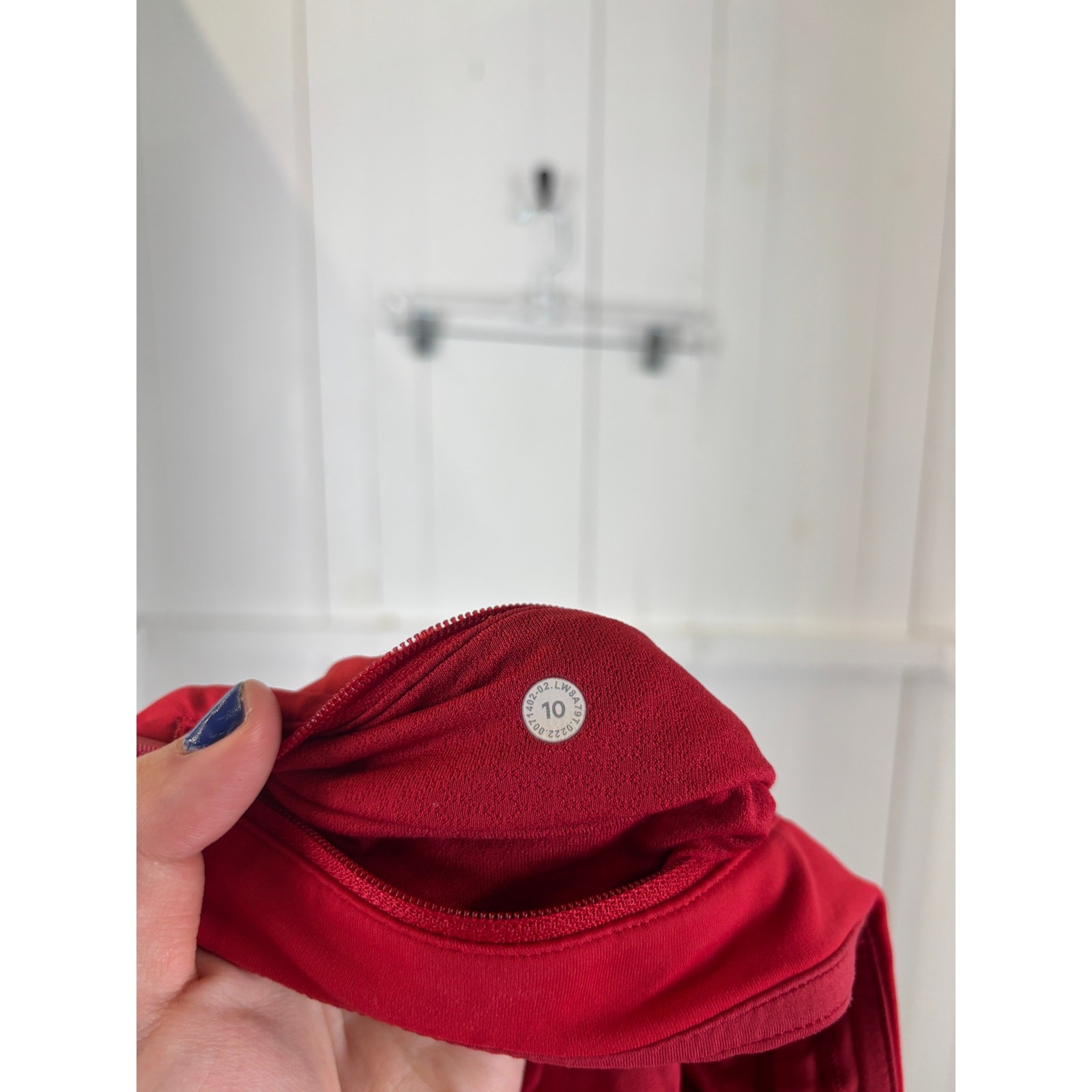 Lululemon Red Athletic Skirt Size 10 Nylon Polyester