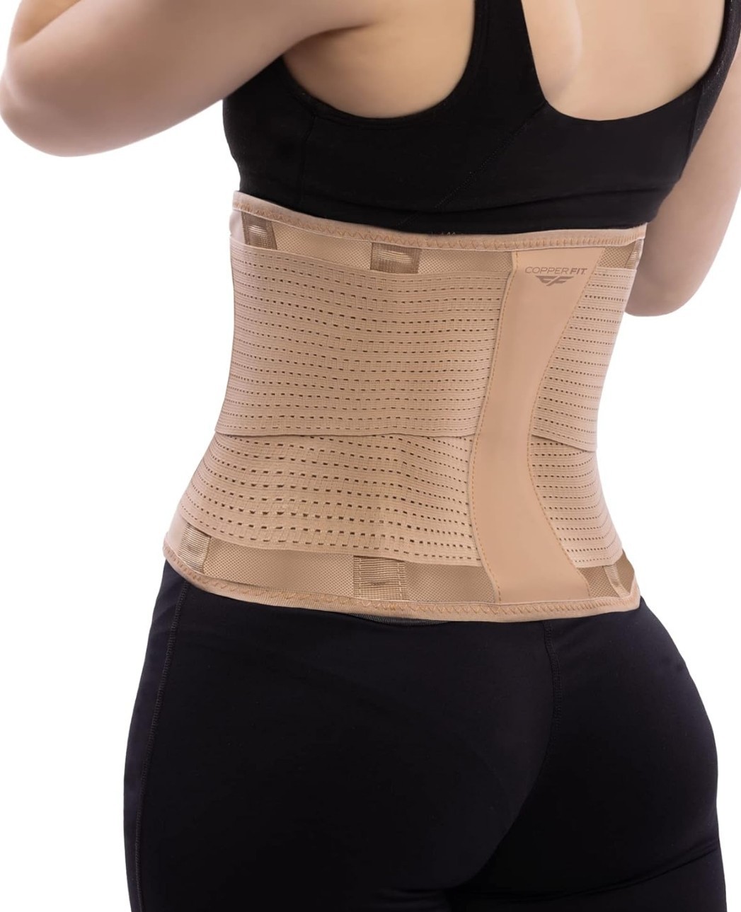 New! Copper Fit Core Shaper, Supports Back and Shapes Waist, Copper Infused, S/M