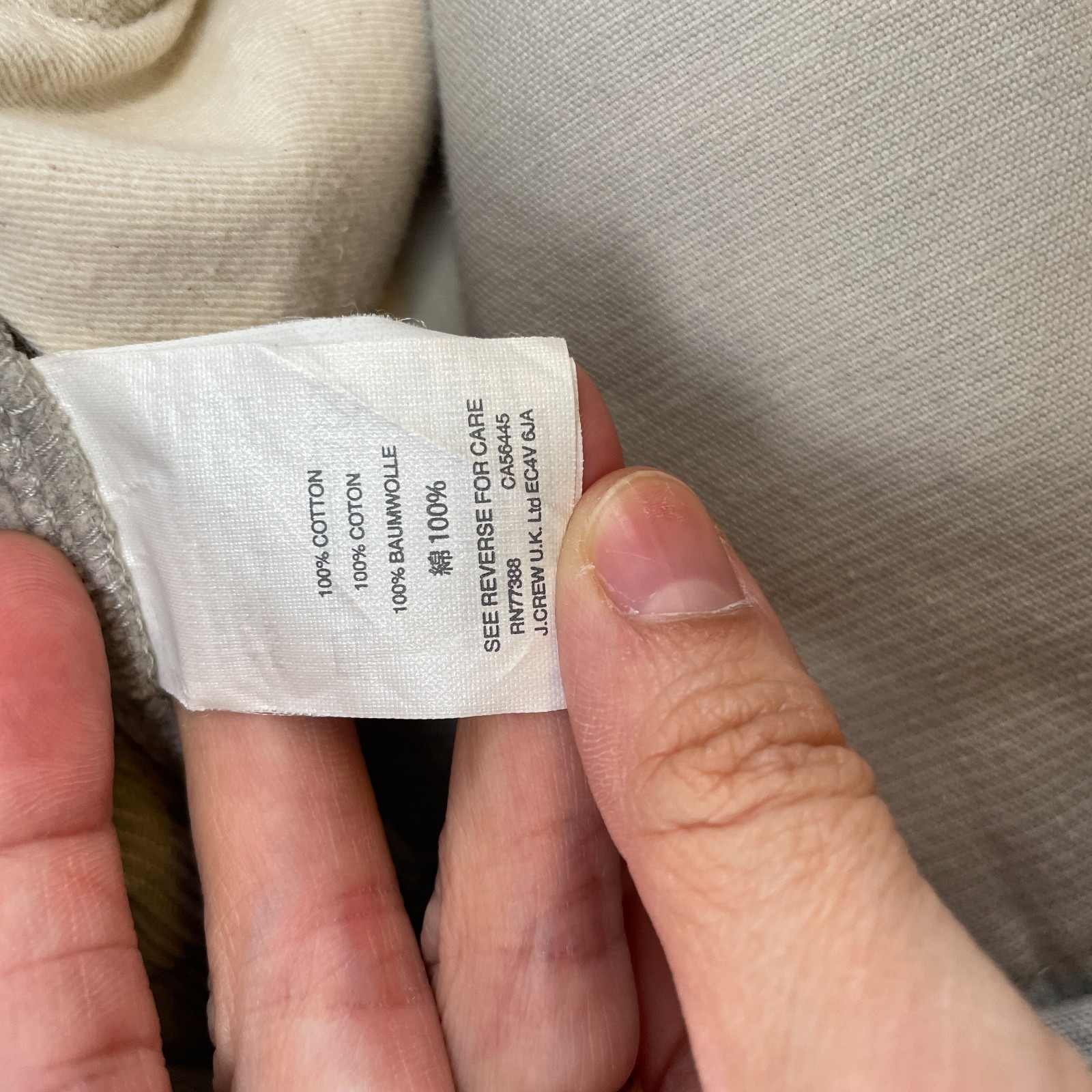 J Crew Pants Mens 31×30 Gray The Sutton Chino Corduroy Straight Leg Slim