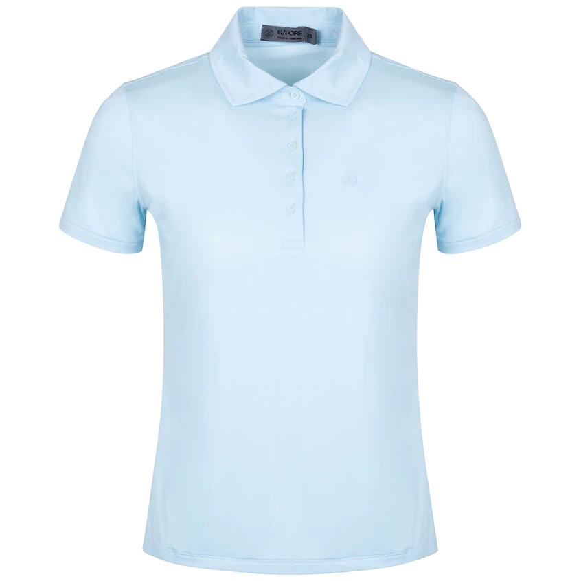 G/Fore Featherweight Polo Top Size S Small Womens Golf Shirt Capri Blue NWT