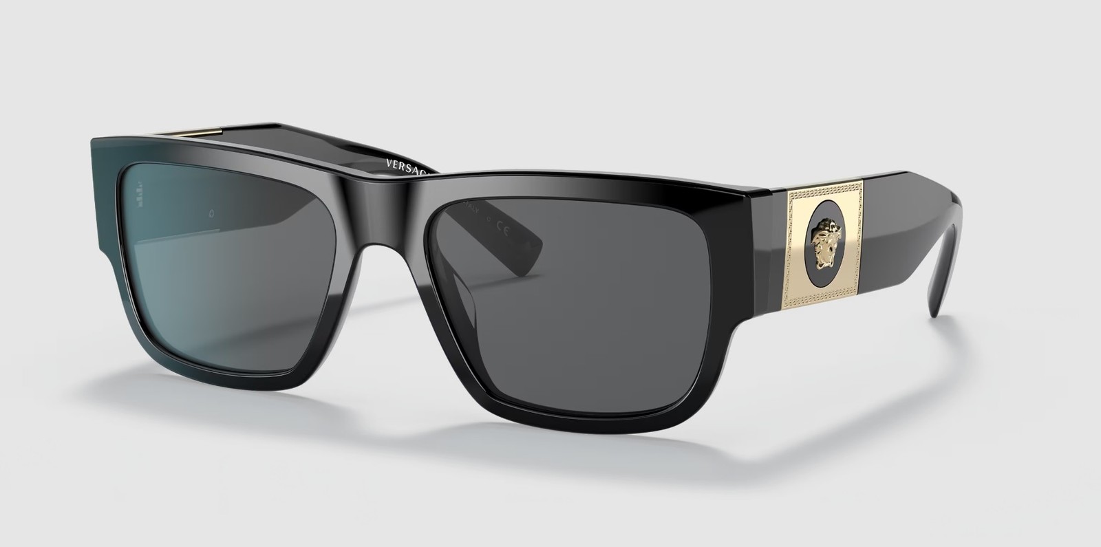 VERSACE VE4406 GB1 87 Black Dark Grey 56 mm Men’s Sunglasses